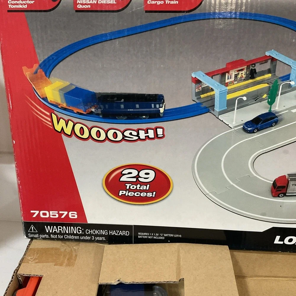 NIB Tomica Hypercity Tomy Load & Go Play Set Train 70576 Conductor New